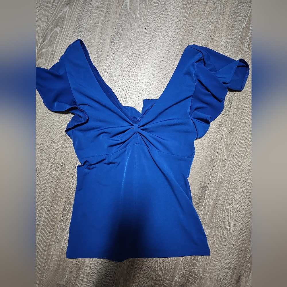 Butterfly sleeve blouse small